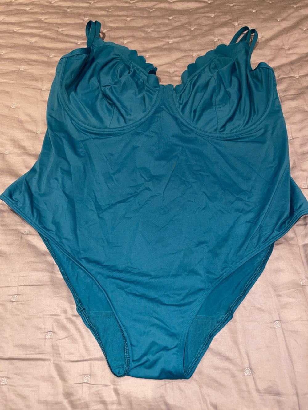 Bracissimo Teal One-Piece Swimsuit with Underwire Support